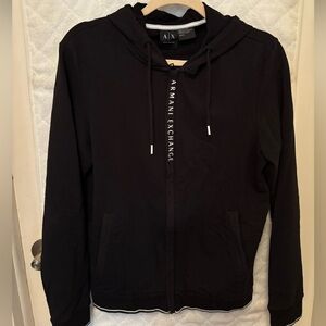 Armani Exchange Women’s Zipper Jacket, Medium, Black Like New